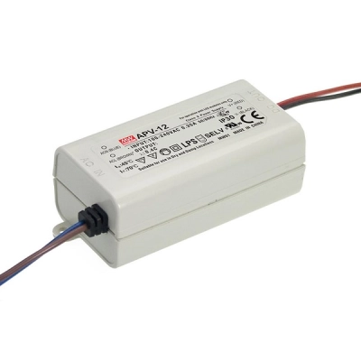 Toiteplokk 12VDC 1A 12W SMPS Mean Well APV-12