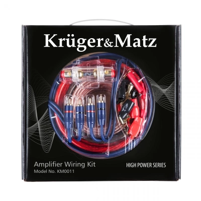 Auto audio juhtmete komplekt 4.9m 60A 4AWG CCA toitejuhtmega