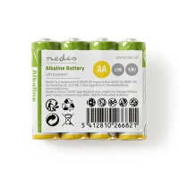 Alkaline Battery AA | 1.5 V DC | 4-shrink pack