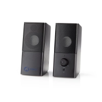 Gaming Speaker | Speaker channels: 2.0 | USB Powered | 3.5 mm Male | 18 W | Without Lighting | Volume control | Connection output: 1x 3.5 mm Audio Out