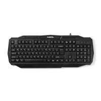 Wired Gaming Keyboard | USB 2.0 | Membrane Keys | LED | US International | US Layout | USB Powered | Power cable length: 1.50 m | Gaming