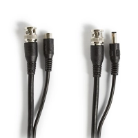 CCTV Security Cable | BNC / DC | 20.0 m | Round | PVC | Black | Gift Box