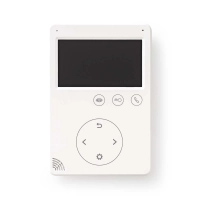 Video Door Phone | Maximum resolution: 480x272 | 2-way communication | Mains Powered | White