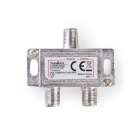 Satellite Combiner | 5-862 MHz | 950-2400 MHz | 75 Ohm | Power pass | Zinc | Silver