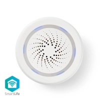 SmartLife Siren | Wi-Fi | Mains Powered | 8 Sounds | 85 dB | Android™ / IOS | White