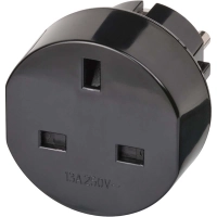 Travel Adapter GB-to-Europe Earthed