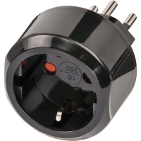 Travel Adapter Europe-to-Switzerland Earthed