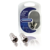 F-Connector Weatherproof 5.5 mm Male Silver