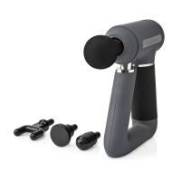 Sports Massage Gun | Battery Powered | N/A | Rechargeable | 6 Massage Modes | USB-Cable | Grey