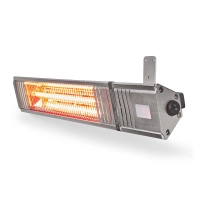 Patio Heater | 2000 W | 9 Heat Settings | Wall mountable | IP65 | Aluminium