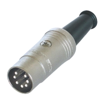 Connector DIN Male Silver