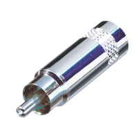 Connector RCA Male Silver