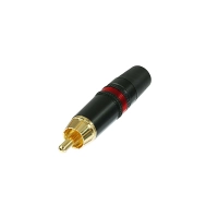 Connector RCA Male Metal Red