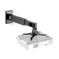 Projector Mount | Full Motion | 15 kg | Rotatable | Tiltable | Steel | Black