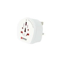 Travel Adapter World-to-UK Earthed