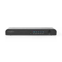 HDMI™ Switch | 5 port(s) | 5x HDMI™ Input | 1x HDMI™ Output | 4K@60Hz | 18 Gbps | Remote controlled | Metal | Anthracite