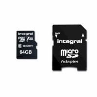 64 GB Security Camera microSD card for Dash Cams, Home Cams, CCTV, Body Cams & Drones