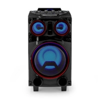 Bluetooth® Party Speaker | Maximum battery play time: 6.5 hrs | 120 W | Carrying handle | Party lights | Equalizer | Black