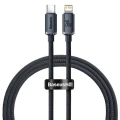 Baseus Crystal cable USB-C to Lightning, 20W, 1.2m (black)