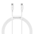 Baseus Superior Series Cable USB-C to USB-C, 100W, 1m (valge)