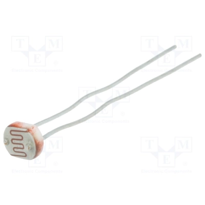 Photoresistor; 100mW; 50÷160kΩ; 560nm; Mounting: THT; 150VDC