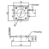 Mikronupp 12*12*4mm n-0.5mm SMD