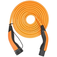 Type 2 Self-Retracting Charging Cable, up to 11 kW, 5 m, orange