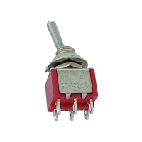 VERTICAL TOGGLE SWITCH DPDT ON-(ON)