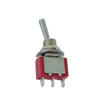 VERTICAL TOGGLE SWITCH SPDT ON-OFF-ON - PCB TYPE