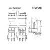 BOARD TO WIRE CONNECTOR 90° - MALE - 3 CONTACTS