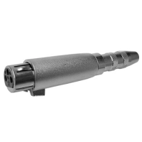 3P XLR SOCKET TO 6.35mm JACK SOCKET MONO