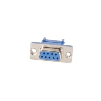 FEMALE 9-PIN SUB-D CONNECTOR FOR FLAT CABLE