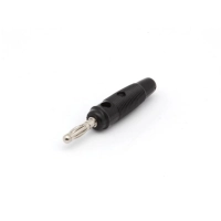 BANANA PLUG 4mm - BLACK