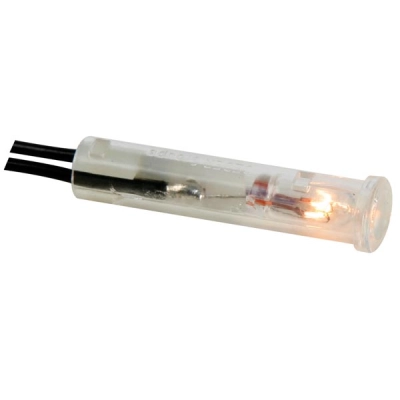 7mm ümmargune paneeli kontroll-lamp, 12V CRYSTAL