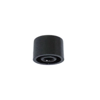 PUSH-BUTTON CAP - BLACK Ø9mm