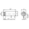 PRINTED CIRCUIT FUSE HOLDER 5 x 20mm - HORIZONTAL TYPE