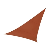 SHADE SAIL - TRIANGLE - 3.6 x 3.6 x 3.6 m - COLOUR: TERRACOTTA