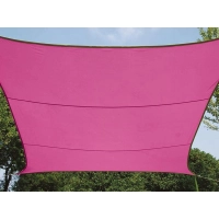 Sirm - nelinurkne- 2 x 3 m - värv : fuksia