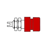 INSULATED 4mm SOCKETS / RED (BIL 20)