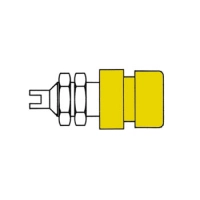 INSULATED 4mm SOCKETS / YELLOW (BIL 20)