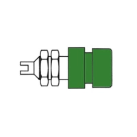 INSULATED 4mm SOCKETS / GREEN (BIL 20)