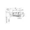 BUILT-IN SAFETY SOCKET 4mm, CONTACT PROTECTED / GREEN (SEB 2620-F6,3)