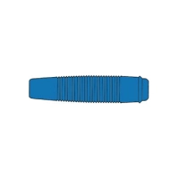 INSULATED FLEXIBLE COUPLING FOR 4mm PLUG / BLUE (KUN 30)