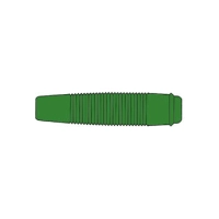 INSULATED FLEXIBLE COUPLING FOR 4mm PLUG / GREEN (KUN 30)