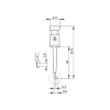 MINIATURE CLAMP-TYPE TEST PROBE WITH SOLDER CONNECTION (KLEPS2) - BLACK