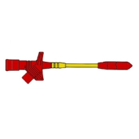 SAFETY CLAMP TYPE WITH SPLIT TEST CLAMP / RED (KLEPS 2700)