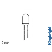 5mm infrapuna emitter-diood, sinine -läbipaistev 940nm