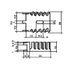 Radiaator TO220/TO3P 15.5°C/W WITH PINS