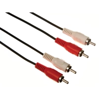 2 x RCA AUDIO pistik -  2 x RCA AUDIO pistik / BASIC / 1.50 m / M-M / kullatud