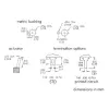 VERTICAL TOGGLE SWITCH DPDT ON-OFF-ON - PCB TYPE